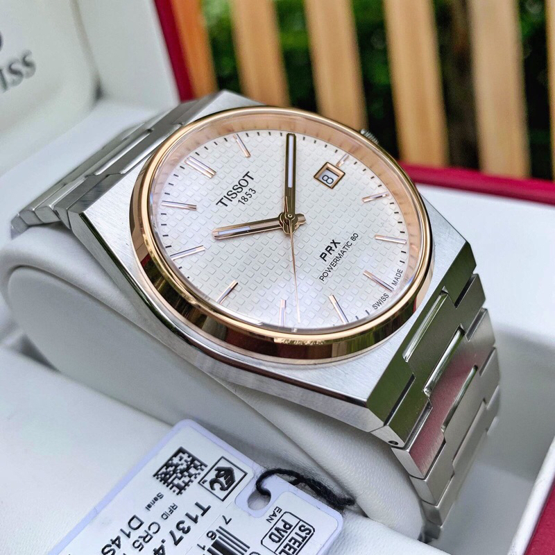 Đồng hồ nam dây thép Tissot PRX Powermatic 80 T137.407.21.031.00