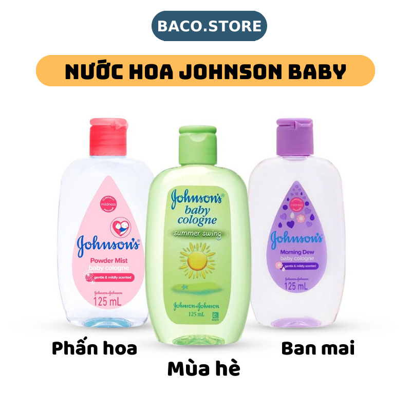 Nước hoa Johnson's Baby cho bé hương ban mai 125ml - Thái Lan