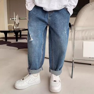 (B115) Quần jeans QCCC mài rách phong cách cho bé trai từ 6 - 17y ( 1m1 - 1m7 )