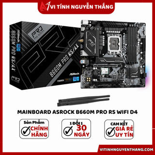 Mainboard - bo mạch chủ asrock b660m pro rs wifi