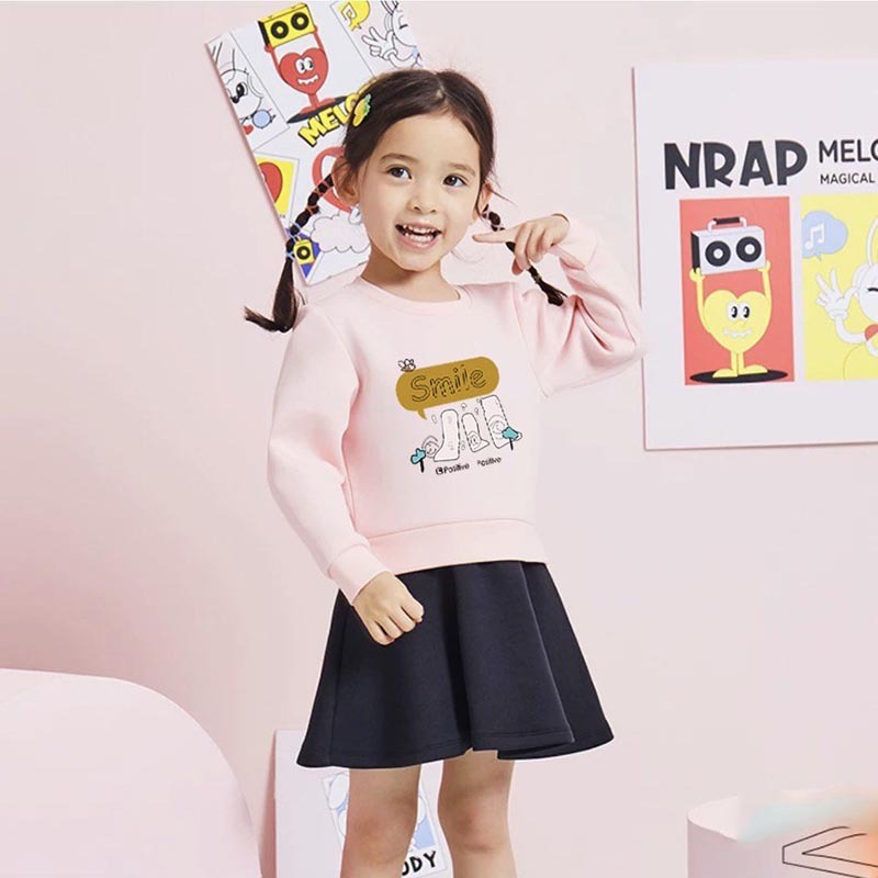 Áo nỉ cho bé trai bé gái Medokids mẫu mới 2024 áo sweater dài tay thu đông cho bé in hình ngộ nghĩnh