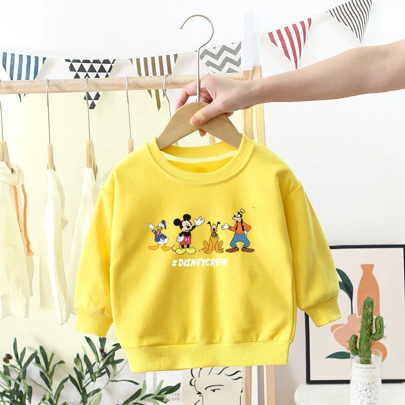 Áo nỉ cho bé trai bé gái Medokids mẫu mới 2024 áo sweater dài tay thu đông cho bé in hình ngộ nghĩnh