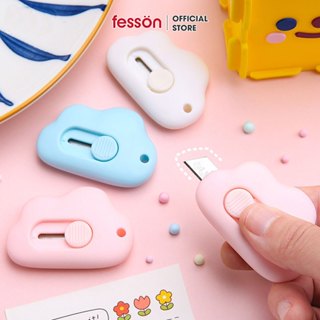  Dao rọc giấy bỏ túi mini thiết kế hình đám mây đáng yêu tiện lợi - Fesson 