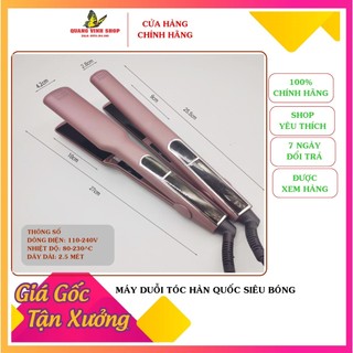 Máy duỗi tóc, máy kẹp tóc chỉnh nhiệt tạo kiểu tóc Hàn Quốc cao cấp