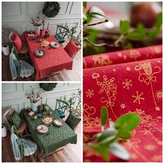 Khăn trải bàn Noel đẹp, khăn trải bàn trang trí Lễ hội Giáng Sinh làm quà tặng cho bàn tròn, bàn vuông, bàn chữ nhật.