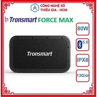 Loa Bluetooth Tronsmart Element Force Max chính hãng, công suất 80W, IPX6, nghe nhạc lên đến 13 giờ