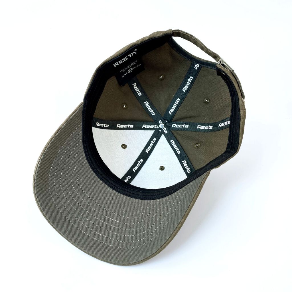 Nón Mũ Lưỡi Trai Kaki Reeta Premium Essentials Thêu LOGO Bên Hông, Màu Sắc Đơn Giản Trẻ Trung - N35