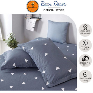 Vỏ gối nằm mẫu tam giác ghi chất poly cotton - không lo bai xù (Được chọn mẫu)