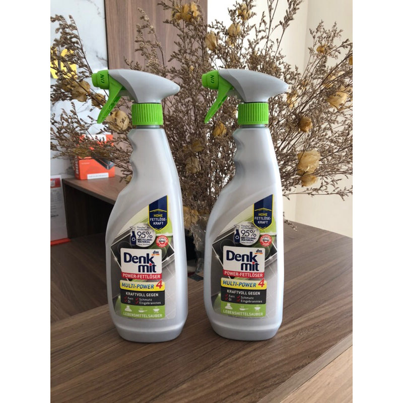 Tẩy Rửa Đa Năng Dùng Cho Nhà Bếp, Cặn Bám Dầu Mỡ Denkmit Multi-power 750ml, Tẩy Rửa An Toàn Không Mùi