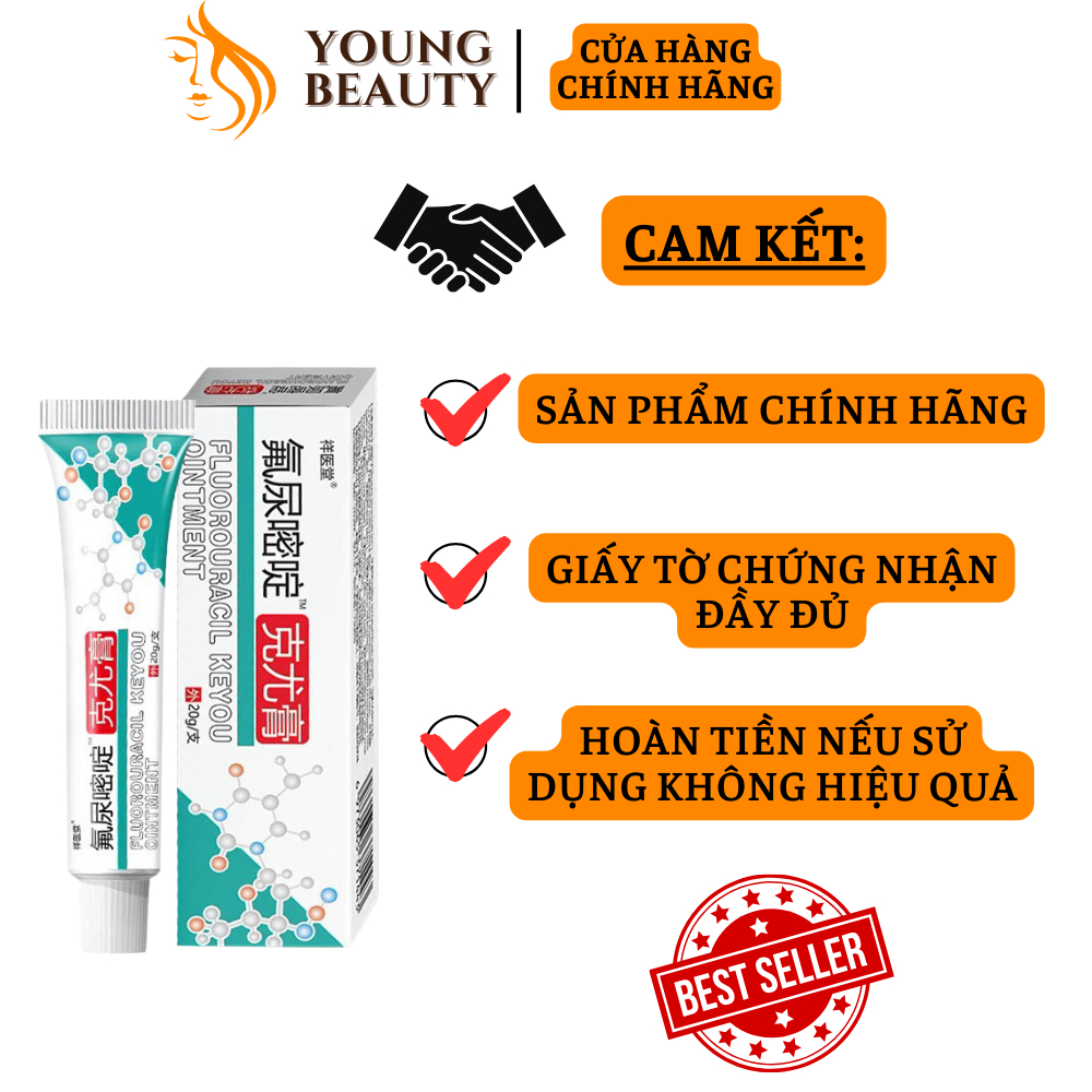 Kem giảm mụn thịt KEYOU, Kem bôi KEYOU, Giảm chai sần, mụn cóc, Không còn gốc tái đi tái lại - YOUNG BEAUTY