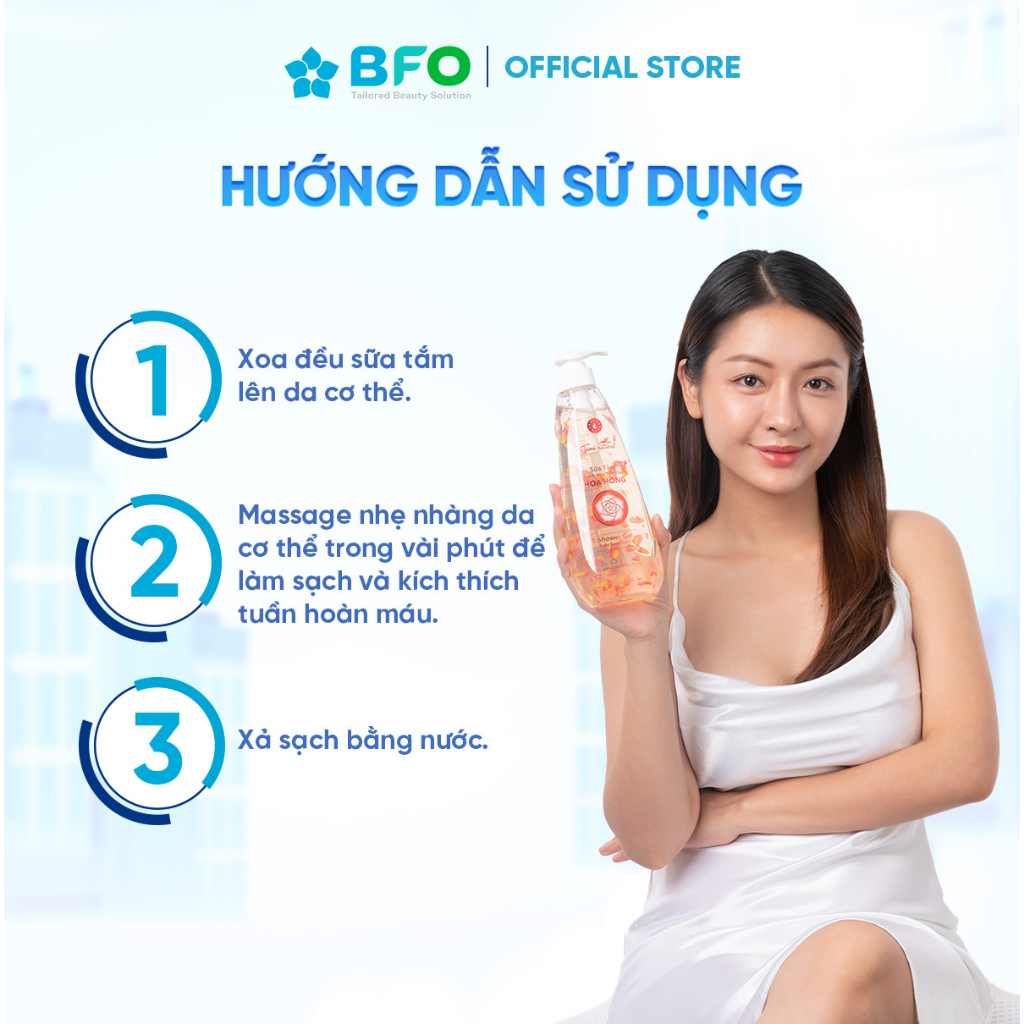 Sữa Tắm Trắng Da Cánh Hoa Tinh Dầu Hoa Hồng Tami Natural Giúp Dưỡng Ẩm Trắng Sáng Làn Da Dung Tích 260ml/600ml