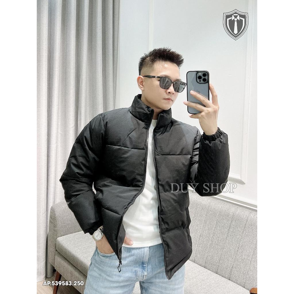 Áo Phao Nam Nữ 0108 trơn thiết kế đơn giản nam tính, cực dày, siêu nhẹ,ấm áp  DUYSHOP Menswear