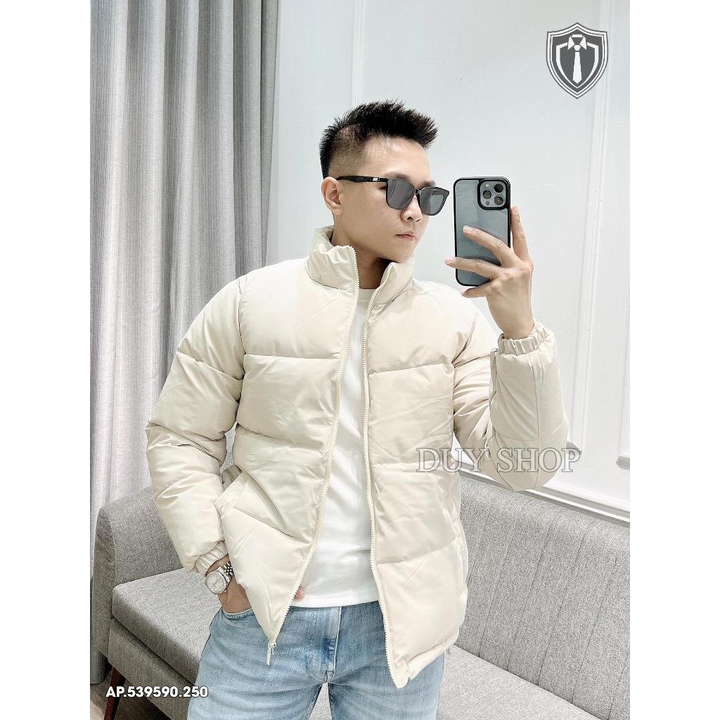 Áo Phao Nam Nữ 0108 trơn thiết kế đơn giản nam tính, cực dày, siêu nhẹ,ấm áp  DUYSHOP Menswear
