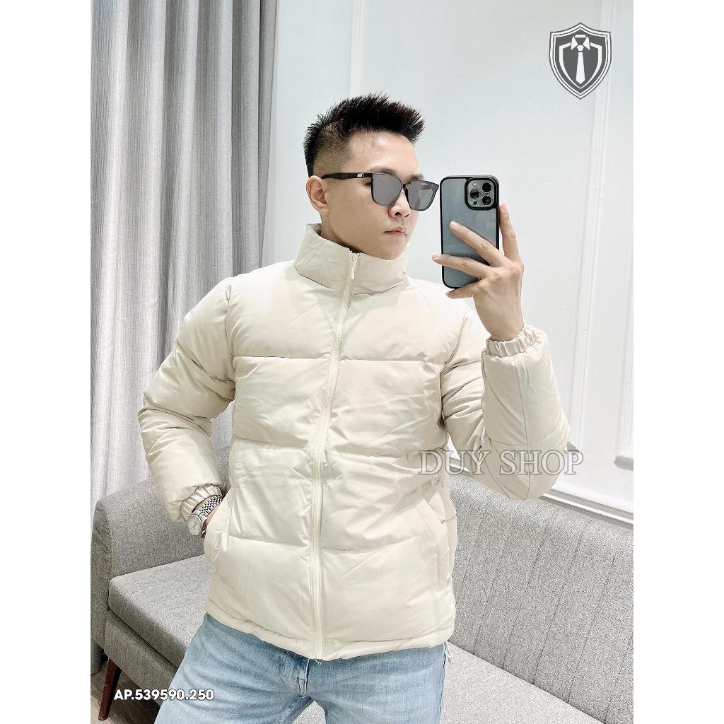 Áo Phao Nam Nữ 0108 trơn thiết kế đơn giản nam tính, cực dày, siêu nhẹ,ấm áp  DUYSHOP Menswear