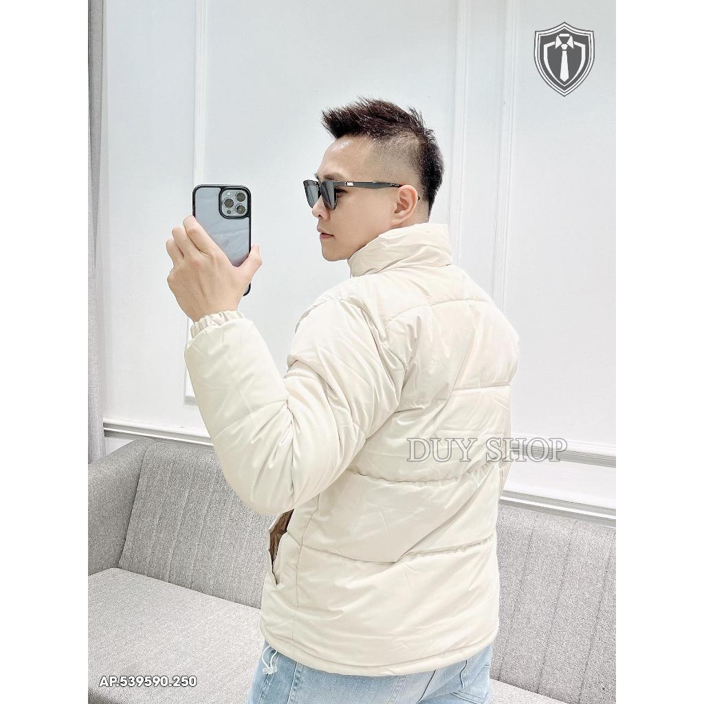 Áo Phao Nam Nữ 0108 trơn thiết kế đơn giản nam tính, cực dày, siêu nhẹ,ấm áp  DUYSHOP Menswear