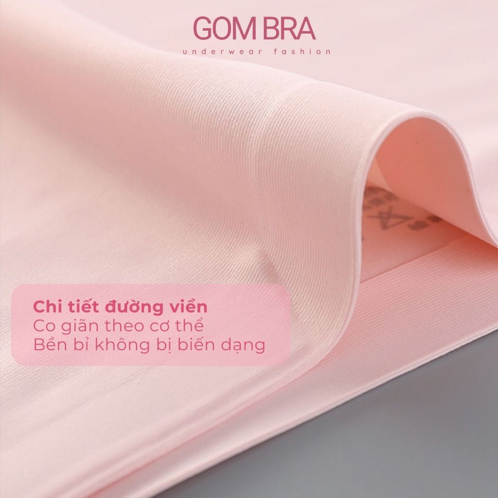 Áo bra nữ đúc su quây 2 dây không gọng GOM BRA trơn màu, nâng ngực tôn vòng một gợi cảm - SA-8881