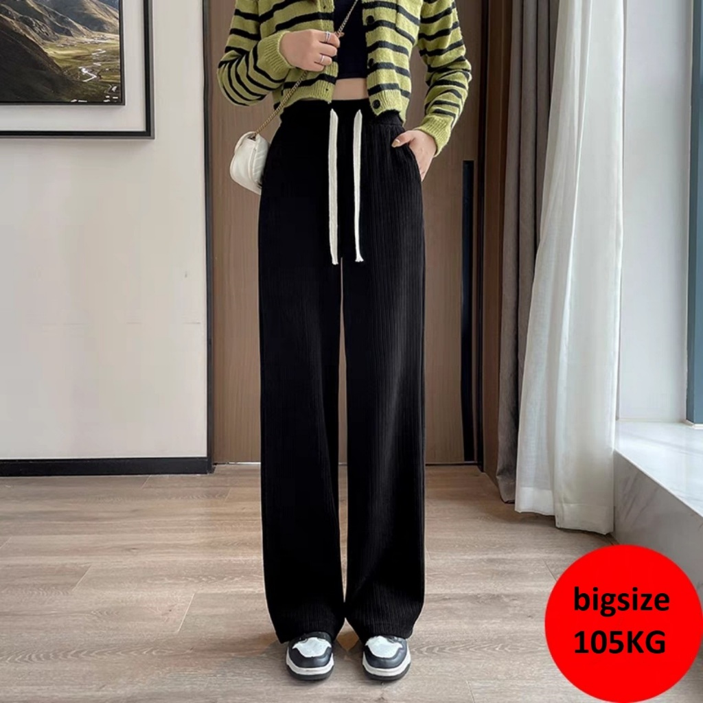 Quần Nhung Ống Rộng Trung Niên, vải Nhung tăm dày đẹp cao cấp, có bigsize tới 105Kg