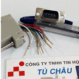 Đầu Com ra Lan: Đầu Com 9 Lổ Cái / Com 9 Kim Đực (DB9 - Hai hàng) ra Lan (RJ45)
