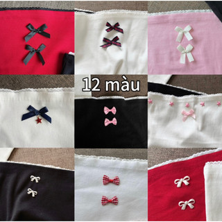 (10 màu) Áo ống nơ ren ngôi sao FREESIZE yoirery