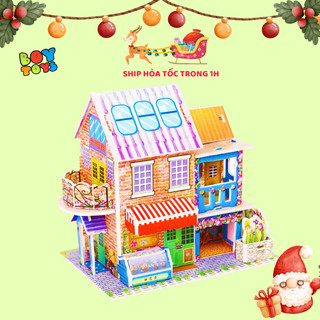 Đồ chơi cho bé lắp ghép mô hình giấy thông minh