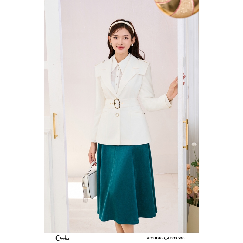 Áo vest công sở cách điệu chất umi Hàn cao cấp Orchid - AD21B168