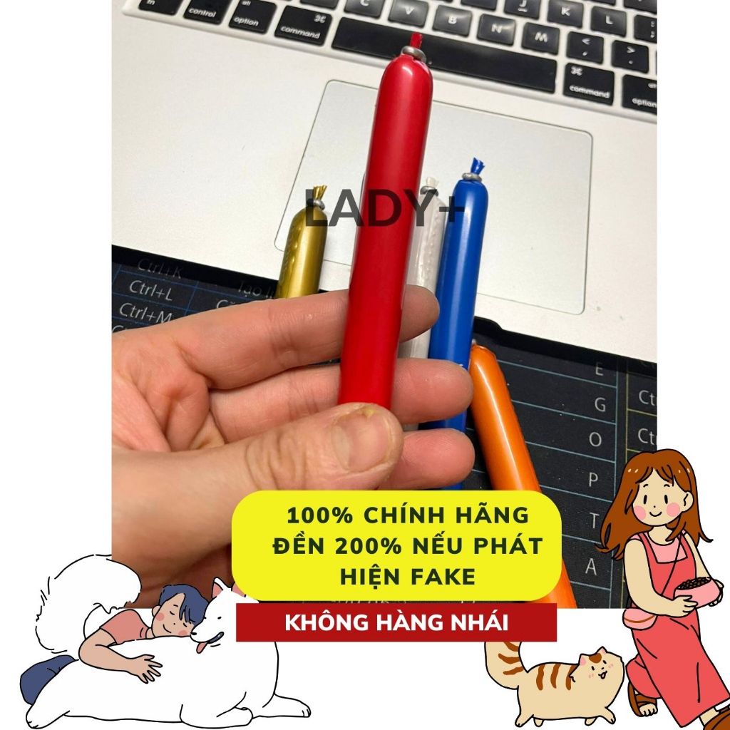 Xúc xích cho chó mèo , thức ăn cho thú cưng 15gr hàng cao cấp giá tốt Full 5 vị