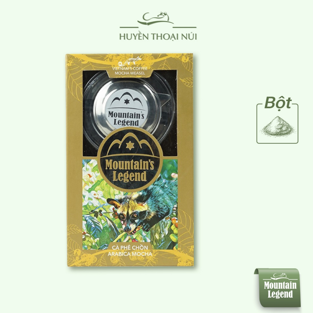 Cà Phê Chồn Blend Mountain Legend Arabica Mocha Hộp 200g