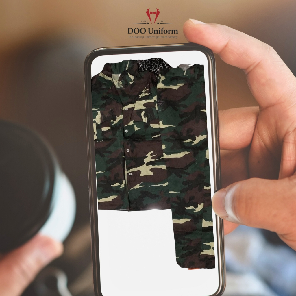 Quần áo bảo hộ lao động vải kaki v21 dày dẹp, bền bỉ, vải cotton thoáng mát, mang thương hiệu Doo uniform