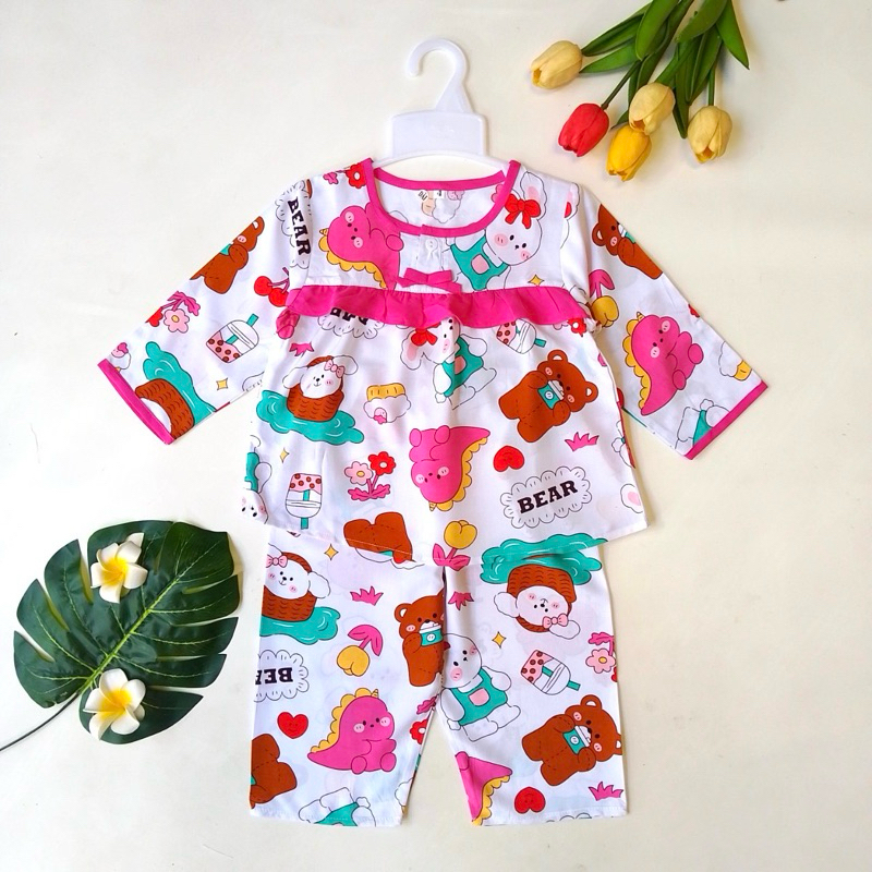 7-25kg Bộ lanh bộ tole BÉ GÁI TAY DÀI QUẦN DÀI