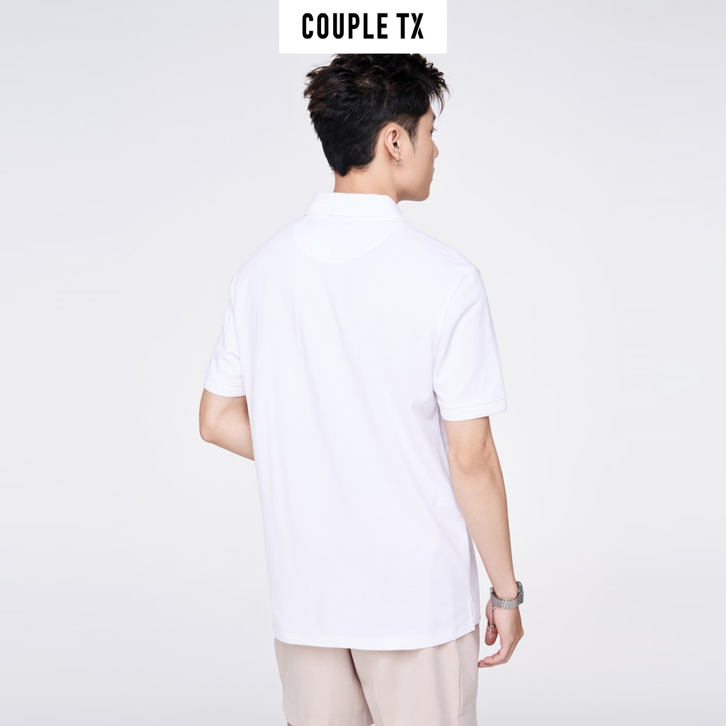 Áo Thun Polo Basic Nam Thêu Logo Couple TX