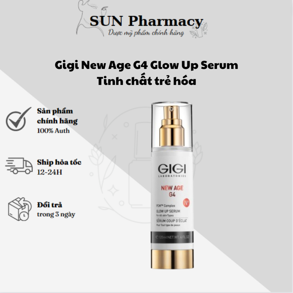 GIGI NEW AGE G4 GLOW UP SERUM - TINH CHẤT TRẺ HÓA DA