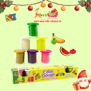 Set 6 hộp đất nặn an toàn cho bé yêu tự do sáng tạo