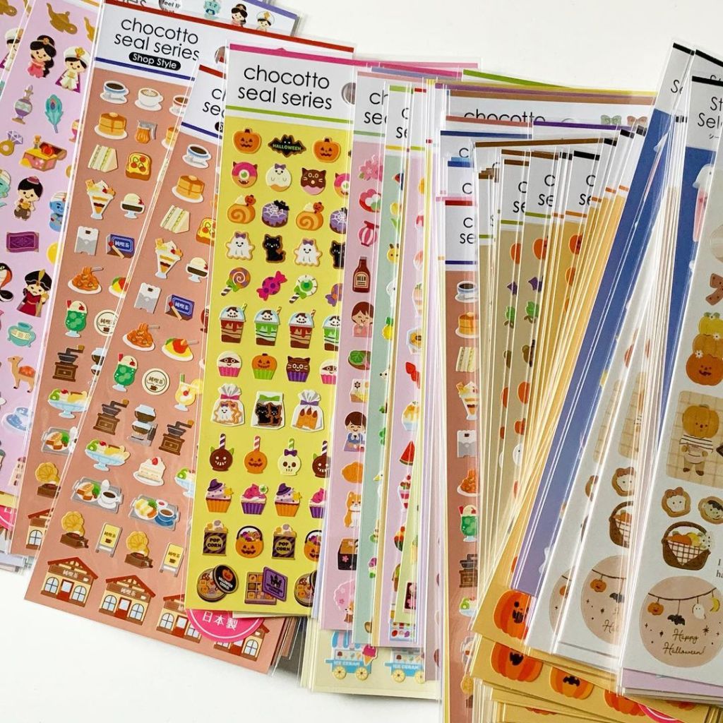 Sticker Chocotto chính hãng Nhật Bản hình các con thú đáng yêu