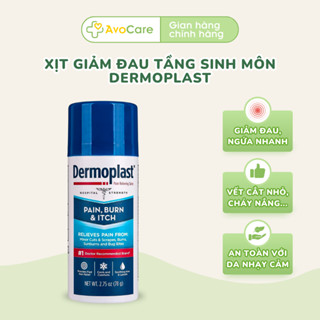 Xịt giảm đau tầng sinh môn Dermoplast giúp mau lành vết thuong - dùng cho vết mổ, vết rạch tầng sinh môn