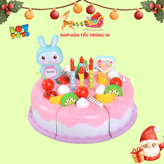 Đồ chơi cắt bánh sinh nhật 37 chi tiết cho bé thỏa sức vui chơi