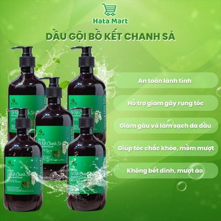COMBO CHẤN ĐỘNG 5 Chai Dầu gội Bồ Kết Chanh Sả 500ml/Chai