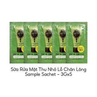  Combo 5 Sachet Sữa Rửa Mặt Rosette Thu Nhỏ Lỗ Chân Lông 3G