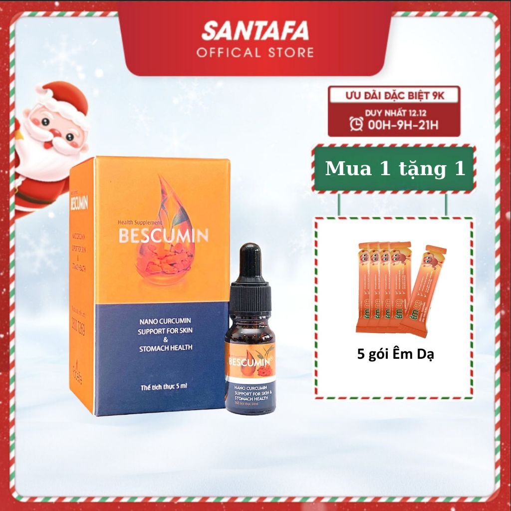 Tinh chất nghệ nano bảo vệ niêm mạc dạ dày Bescumin Fobe chai 5ml