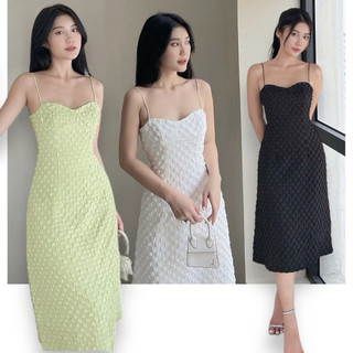 Đầm xoè 2 dây dự tiệc ( Quận Tân Phú, Hoả tốc hcm )