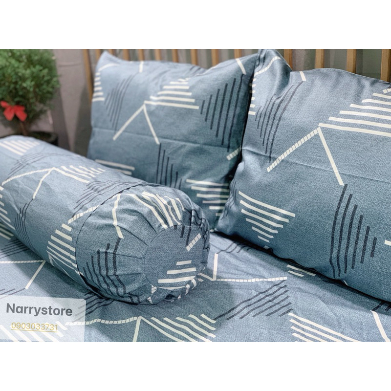 Vải may ga gối cotton Hàn quốc cao cấp, chất đẹp nằm mát