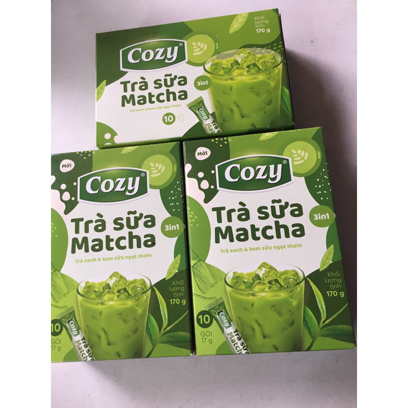 Trà Sữa Matcha, Trà Sữa Anh Quốc Cozy Hộp 10 Gói