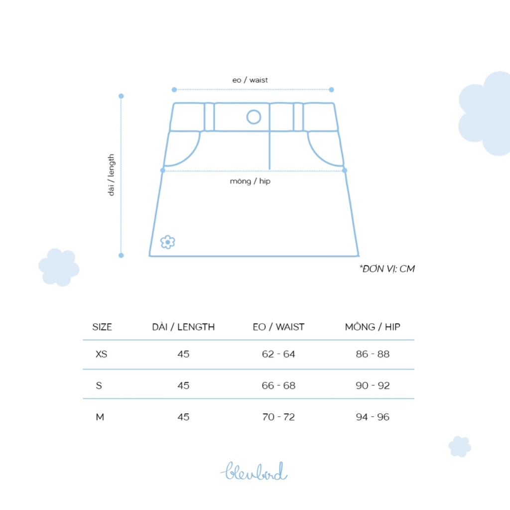 BLEUBIRD Set gồm áo và chân váy xếp ly vải len cotton Diane Set