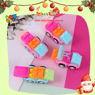 Đồ chơi xếp hình xe lắp ráp mini nhiều màu sắc cho bé thỏa sức sáng tạo