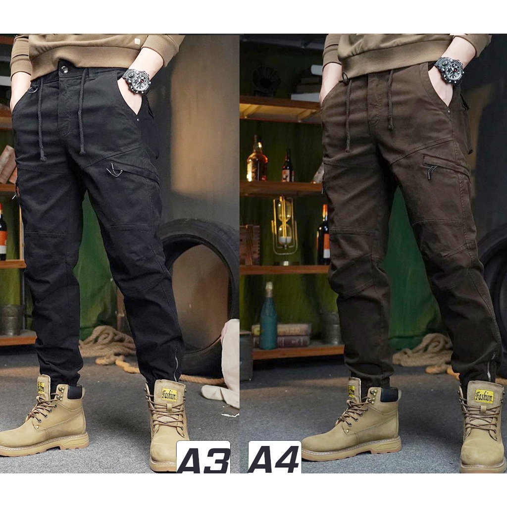 Quần Jogger Nam kaki cao cấp Chuẩn Hàng Xuất