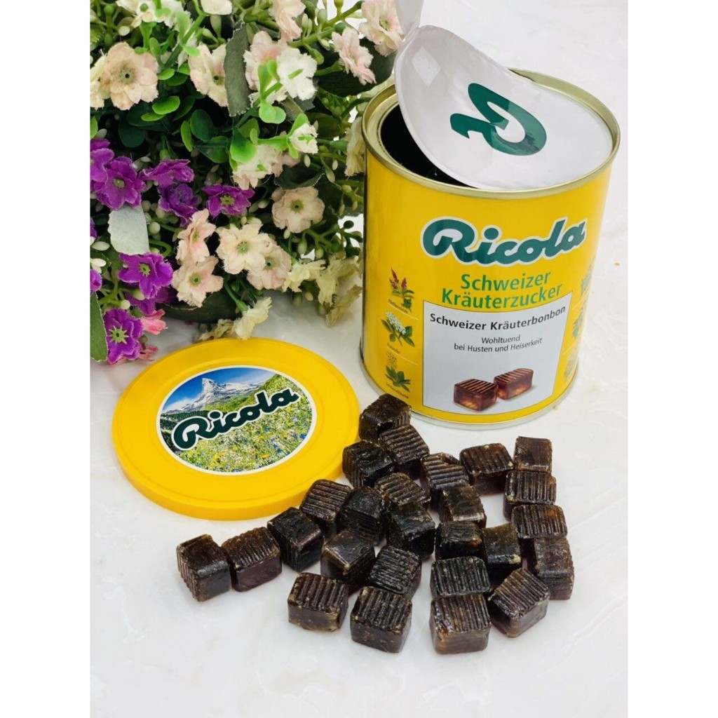 Kẹo Ngậm Ricola Original Đức Hộp 180 Viên