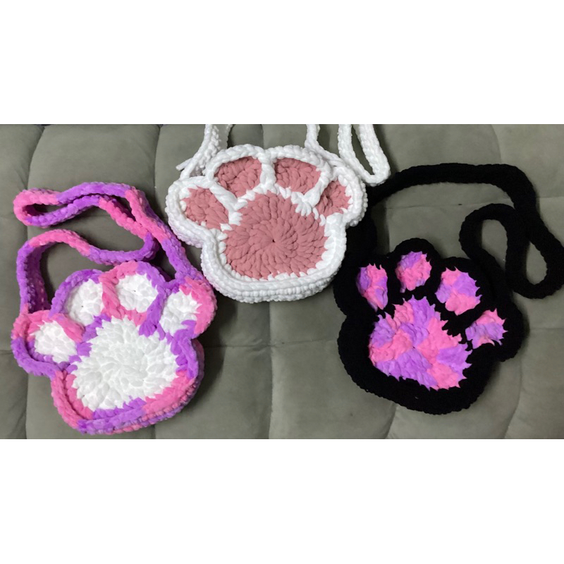 Túi Len Bàn Chân Mèo