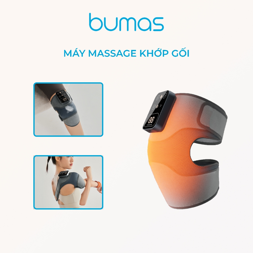 [Mã SOLO213 giảm 30k] Máy Massage Khớp Gối BUMAS M6 - Mát Xa Trị Liệu Giảm Đau Nhức Mỏi Khớp Gối Vai Khuỷu Tay