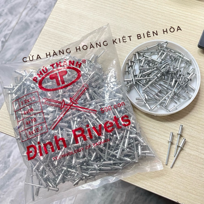 [Đóng gói 300gram] Đinh Rút Nhôm, Rive Rút Nhôm 3.2mm 4mm 4.8mm