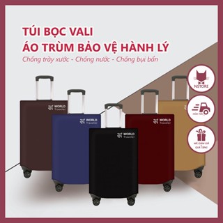 Túi Bọc Vali Áo Trùm Hành Lý Du Lịch Bằng Vải Không Dệt Chống Xước
