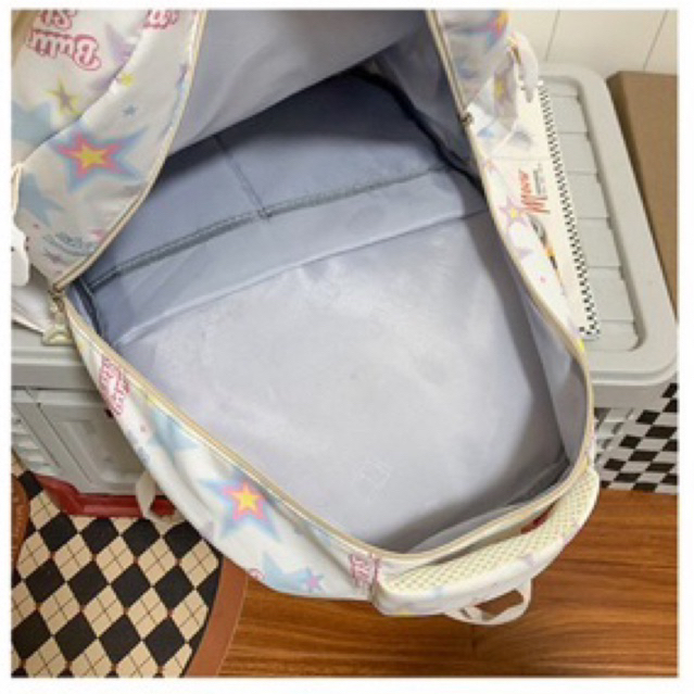 Balo Đi Học Cho Nữ Phối Hoa Tiết Phong Cách Dễ Thương M070